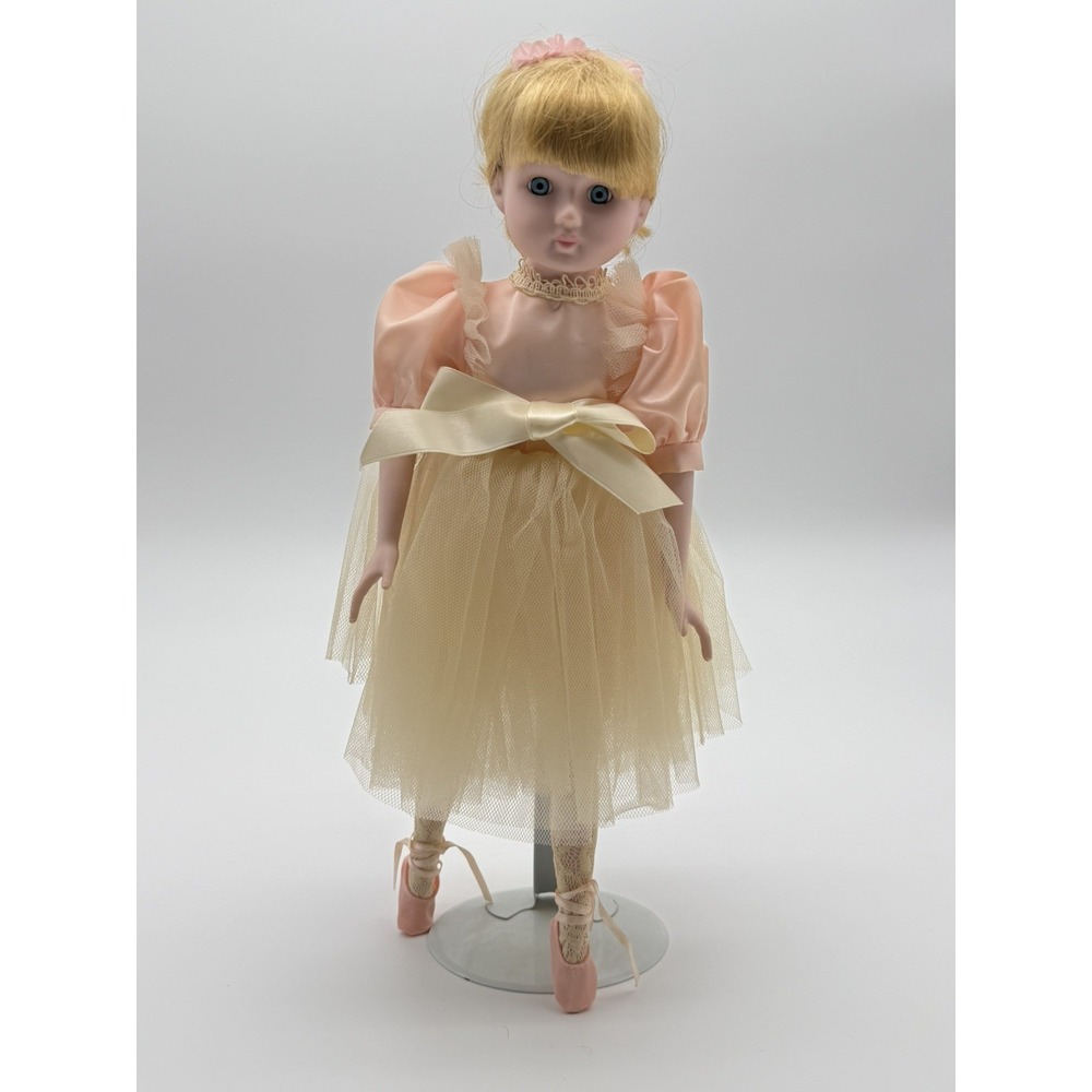 Vintage Ballerina Porcelain Doll By House Of Lloyd 1990s with stand